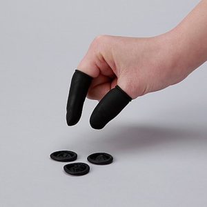 導電性　指サック　ロールタイプ　ブラック